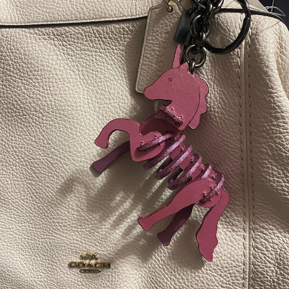 Coach Puzzle Unicorn Bag Charm F23531 - Picture 10 of 10